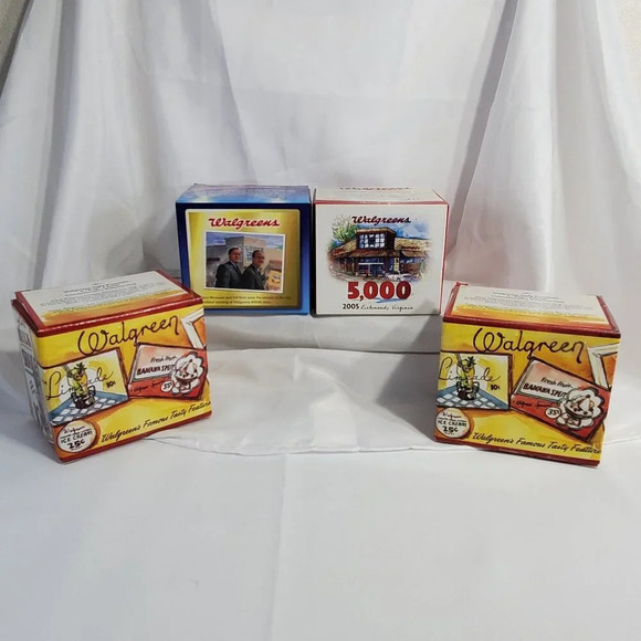 Walgreens Commemorative Mugs With Authenticity Certificates Set Of 4 - Picture 2 of 16